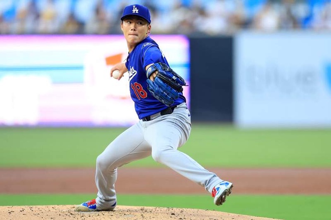 Image from: Yoshinobu Yamamoto matches Gregg Maddux’s historic feat in Dodgers win over the Angels