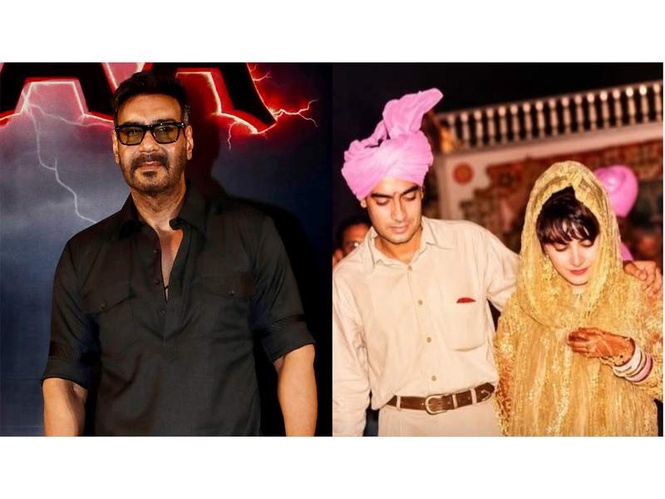 Image from: "Some bonds never change": Ajay Devgn sends playful birthday wish to sister Neelam Devgan with rare photo