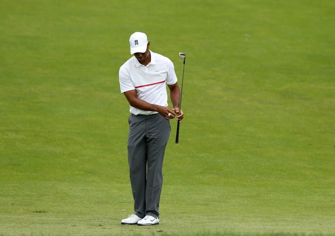 Image from: What Tiger Woods’ playing partner said about his behaviour after he shot 85 at the Memorial in 2015