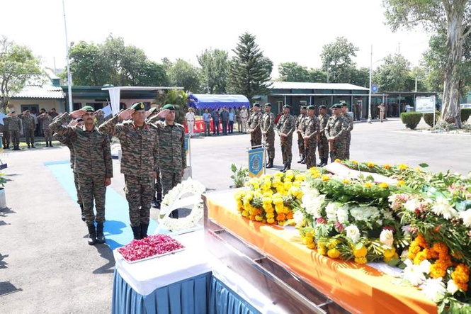 Image from: Tributes paid to Army officer who died during search op