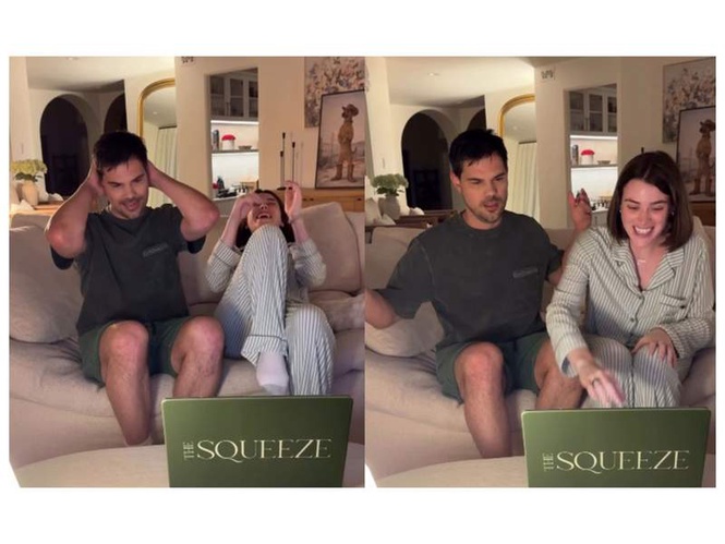 Image from: It's a Girl! Twilight actor Taylor Lautner, wife announce gender of first baby