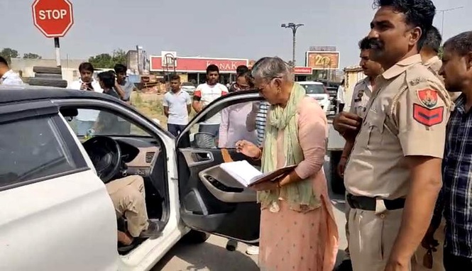 Image from: Delhi Police head constable found dead in car near Rohtak