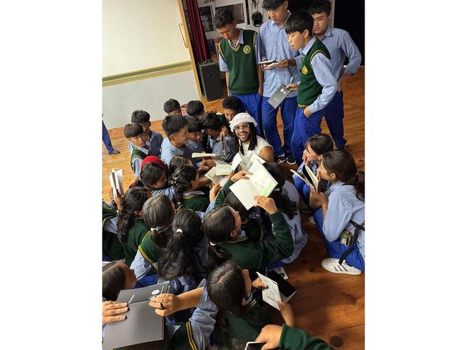 Image from: Our Highest Mantra (OHM) Collaborates with Frequency School to Establish Music Studio and Wellness Lab in India