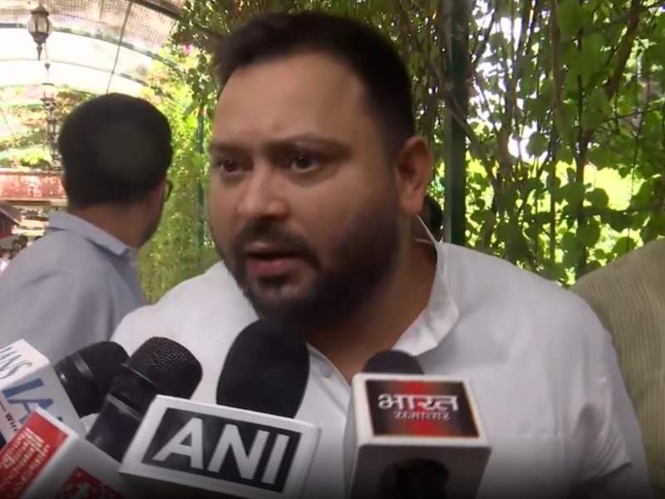 Image from: BJP won't stand a chance with ballot papers: Tejashwi Yadav after INDIA bloc meeting