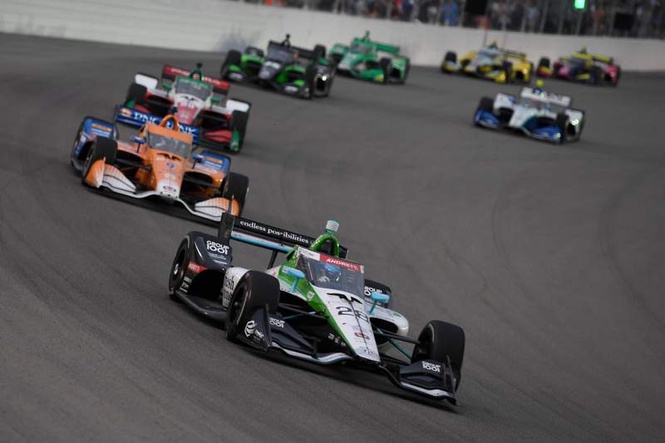 Image from: Bommarito Automotive Group 500: Full results as Josef Newgarden holds off Marcus Ericsson to win