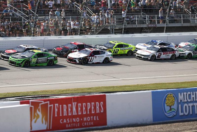 Image from: NASCAR Cup Series FireKeepers Casino 400: Full results as Denny Hamlin earns record win