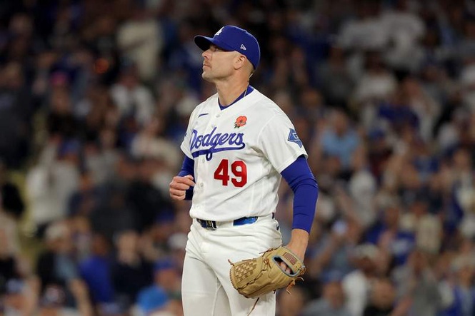 Image from: Two Dodgers players become talking point after declining to wear Pride Night hats