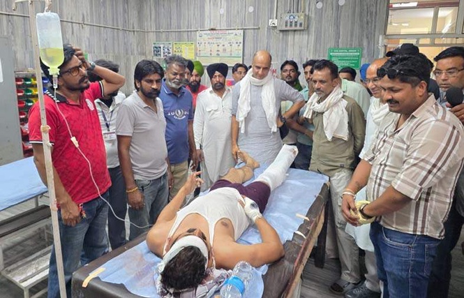 Image from: BJP woman councillor’s son attacked by group in Abohar, personal enmity suspected