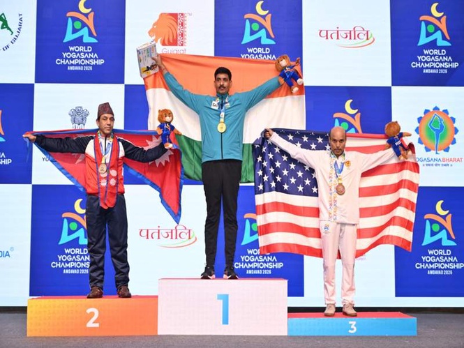 Image from: World Yogasana Championships 2026: India completes century of golds in dominant clean sweep
