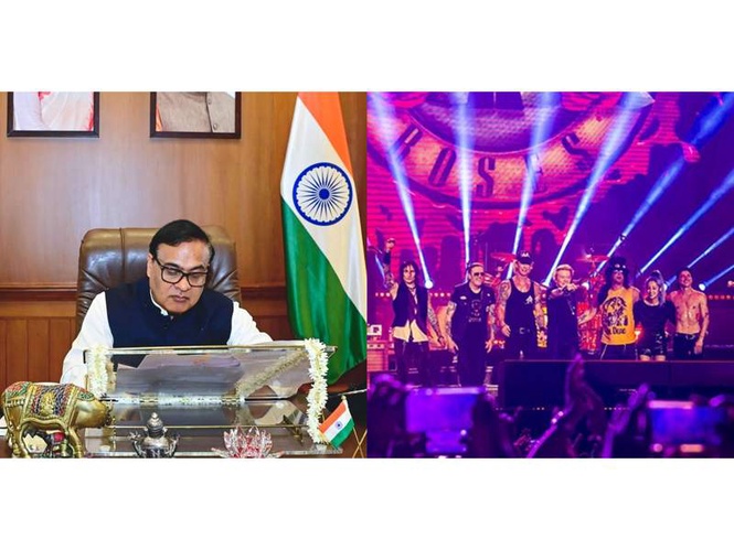 Image from: 'Assam's rise as global live entertainment destination continues': CM Sarma on Guns N' Roses Guwahati concert