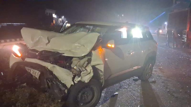 Image from: Man, daughter die in road accident in Phagwara