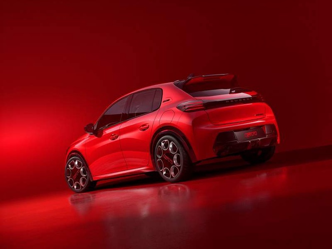 Image from: Peugeot E-208 GTi shown in production-ready form for first time