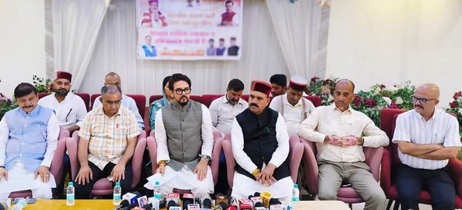 Image from: 12 years of NDA govt marked by development: Anurag Thakur