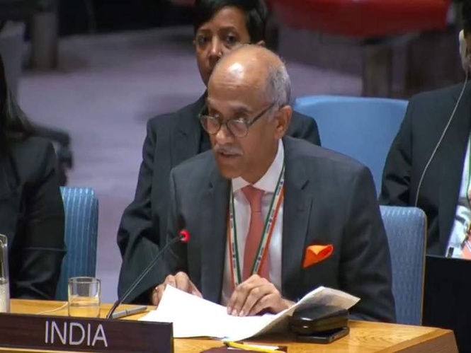 Image from: India slams Pakistan’s ’trade and transit terrorism’ and deadly Afghan airstrikes at UNSC