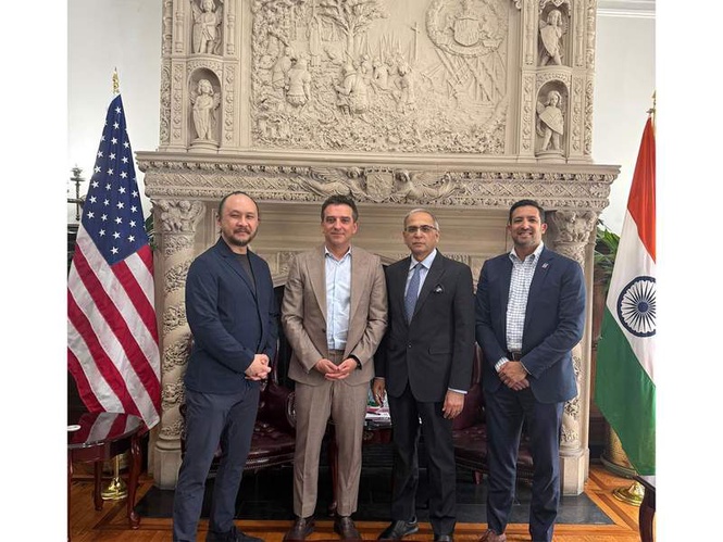 Image from: Indian Envoy Vinay Kwatra meets US corporate and tech leaders to boost AI and supply chain ties