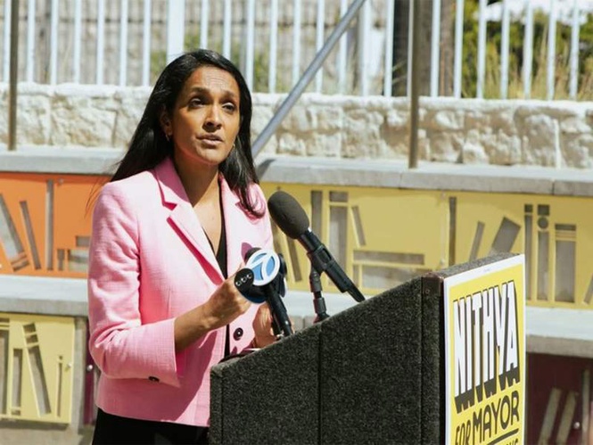 Image from: Indian-American Nithya Raman beats Spencer Pratt for second spot in LA mayoral race