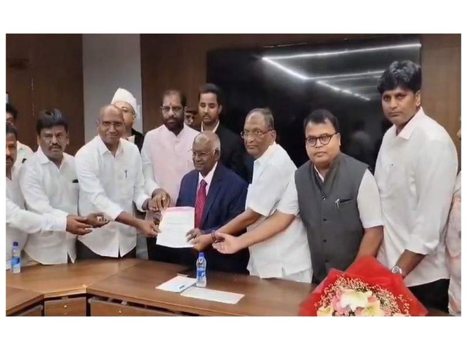 Image from: BRS meeting with KG Balakrishnan Commission concludes; submits representation seeking SC status for Dalit Christians