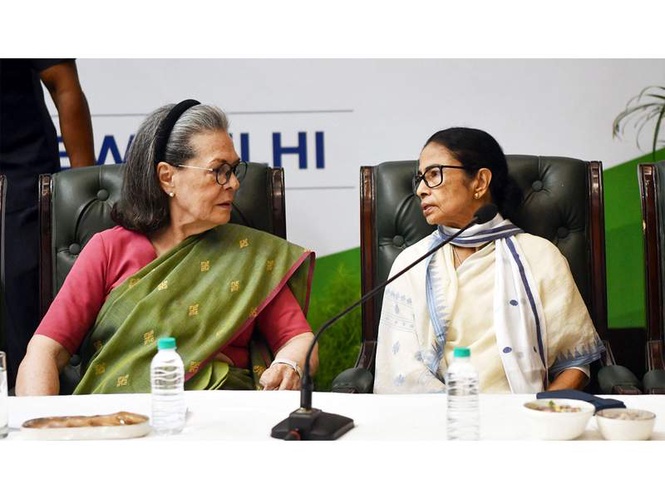 Image from: Mamata Banerjee to meet Sonia Gandhi in Delhi today: Sources