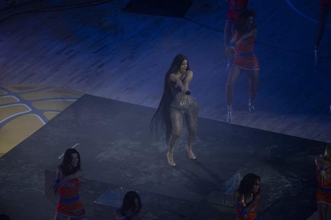 Image from: Cardi B got MSG going but only two Knicks matched her NBA Finals energy
