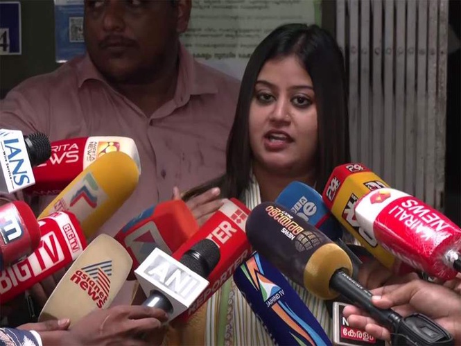 Image from: Actor Ansiba Haasan alleges "communal remarks" against her by Tini Tom; probe underway