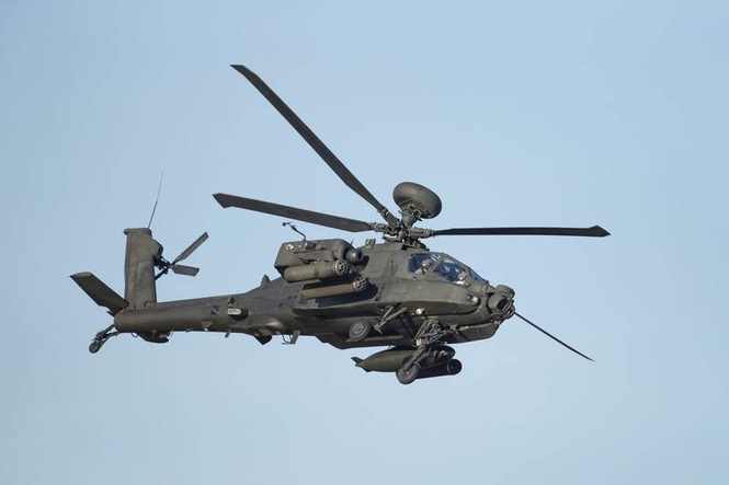 Image from: US Army helicopter goes down near Strait of Hormuz as two crew members rescued