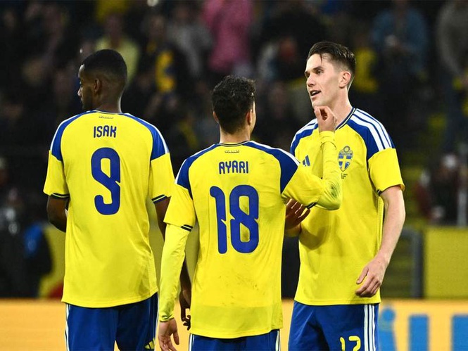 Image from: Pleased that we made it to 2026 FIFA World Cup: Sweden's Viktor Gyokeres