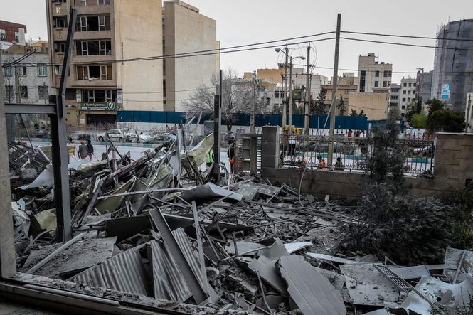 Image from: Iran reports three killed following Israeli attacks