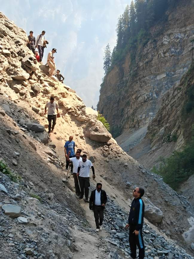 Image from: Bharmour admn steps up Manimahesh Yatra preparations, ADM inspects trek route