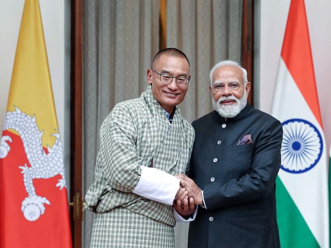 Image from: ’My friend, brother, mentor’: Bhutanese PM pens heartfelt letter as PM Modi completes historic 12-year tenure