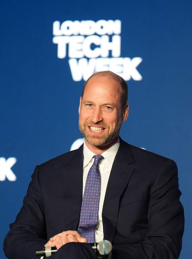 Image from: Prince William makes his London Tech Week debut