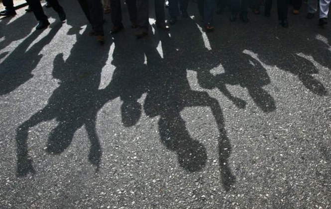 Image from: Disabled persons protest poor arrangements at Phagwara hospital camp