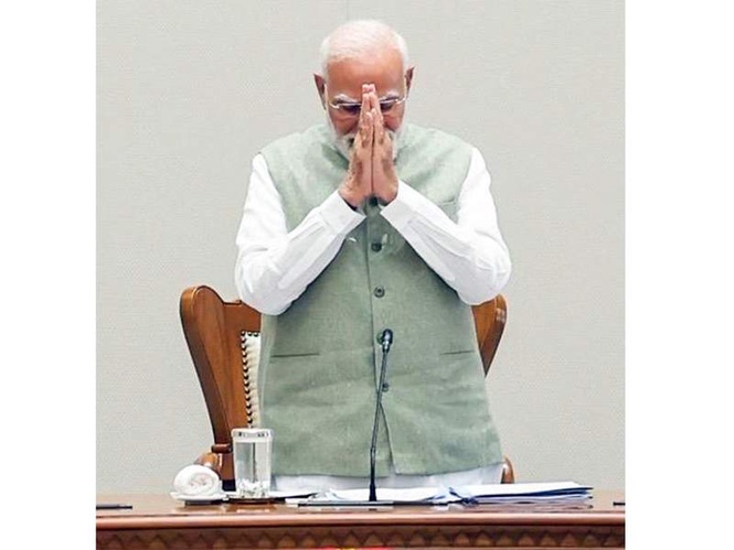 Image from: Modi milestone: Now for the march ahead