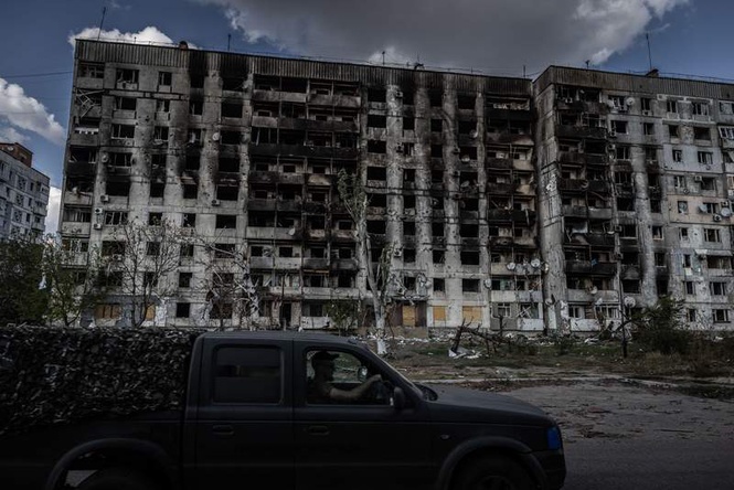 Image from: Ukrainian forces under pressure in Donetsk city of Kostiantynivka