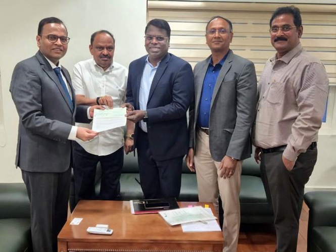 Image from: GHIAL remits Rs 12.28 crore interim dividend to Telangana Government