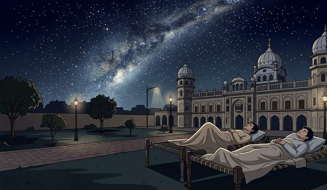 Image from: The magic of milky way above Nankana Sahib
