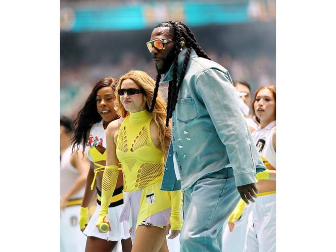 Image from: Shakira's rocking performance at FIFA 2026 opening ceremony in Mexico, Burna Boy joins her for 'Dai Dai'