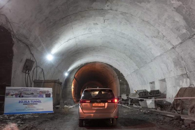 Image from: Zojila tunnel set to transform military logistics for Ladakh