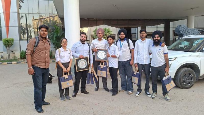 Image from: Students honoured at Punjab Sewa Summit for flood relief housing project