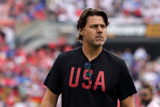 Image from: ‘I don’t like it’ – USMNT head coach Mauricio Pochettino hits out a ‘unnecessary’ hydration break rule