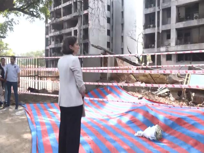 Image from: 32 seconds to tragedy: UK Envoy pays tribute to victims of Ahmedabad air crash on first anniversary