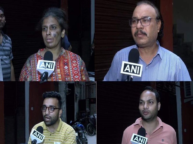 Image from: "Exploding vehicles, people ready to jump": Residents narrate midnight ordeal after massive Tughlakabad blaze claims three lives