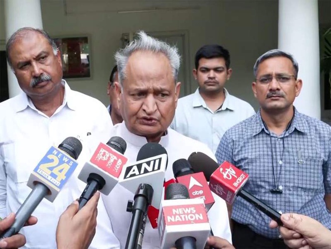 Image from: "All parties separated from Congress should rejoin and accept Rahul Gandhi as leader": Ashok Gehlot