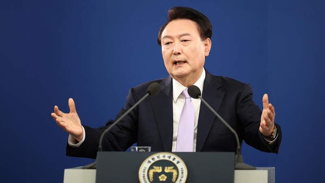 Image from: South Korea sentences ex-president Yoon to 30 years over North Korea drone incident