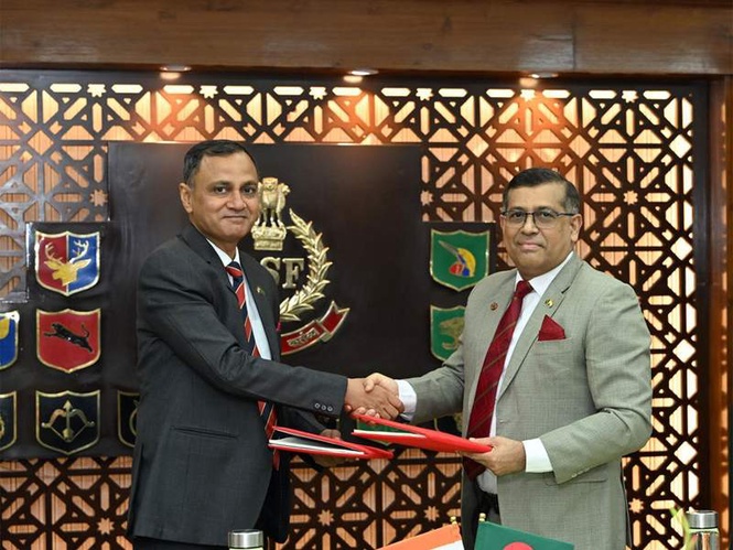 Image from: BSF-BGB commit to maintaining peace, tranquillity, stability along India-Bangladesh border in 57th DG-level talks