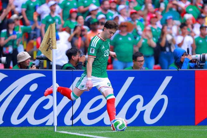 Image from: The atmosphere inside Azteca stadium was electric for Mexico vs South Africa
