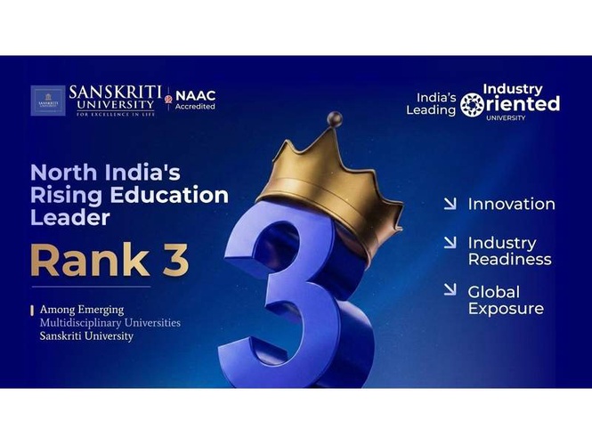 Image from: From Mathura to the National Spotlight, Sanskriti University Is Rewriting North India’s Education Story