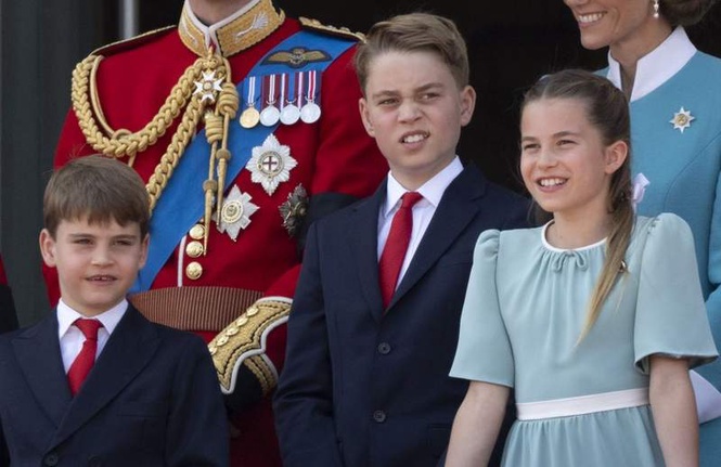 Image from: George, Charlotte and Louis will be 'hugely important' in Trooping the Colour ceremony this year