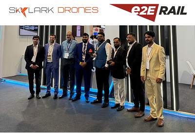 Image from: Skylark Drones and e2E Rail Partner to Advance AI-Powered Drone Intelligence for Railway Infrastructure