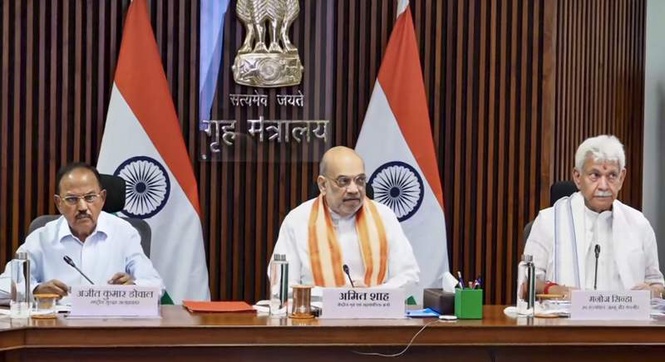 Image from: Amarnath Yatra preparedness: Shah calls for multi-layered ’impenetrable’ security grid set-up