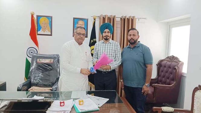Image from: Heer takes charge as Phagwara MC Commissioner